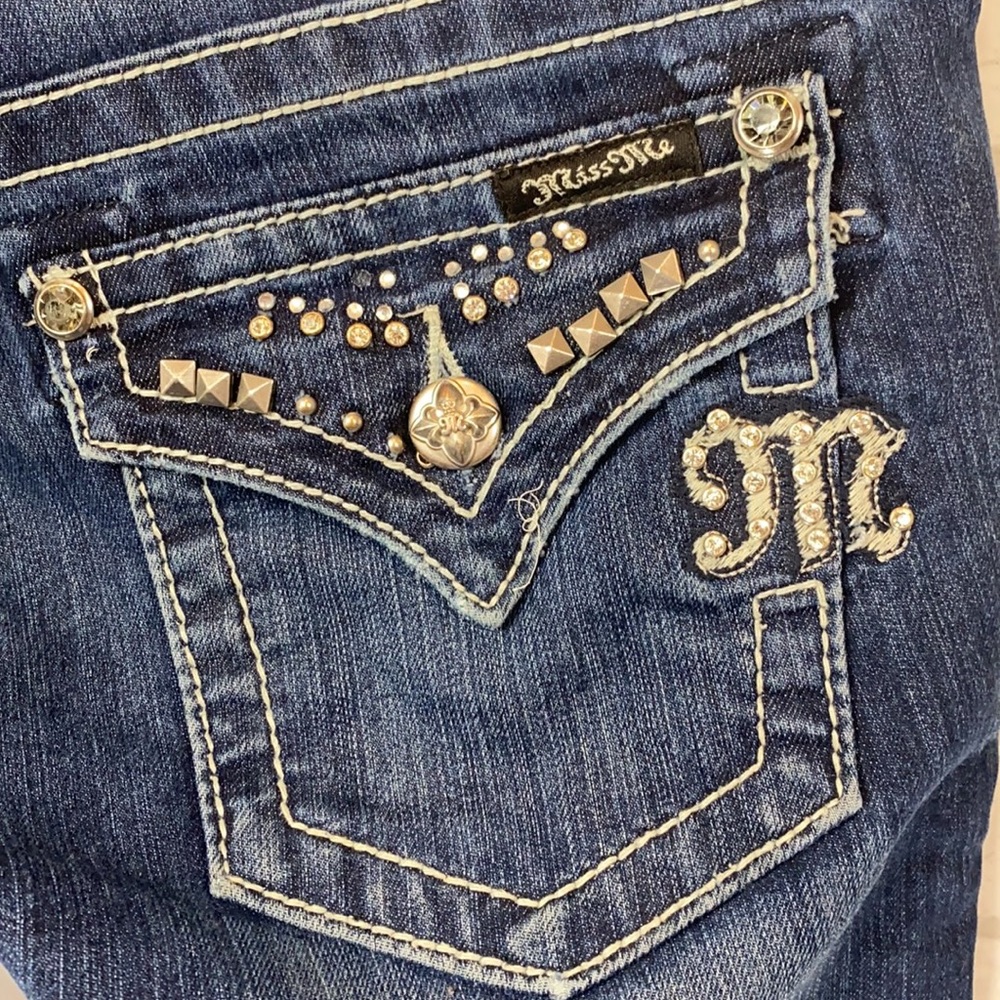 Miss me embellished boot jeans size 27 - Picture 10 of 16